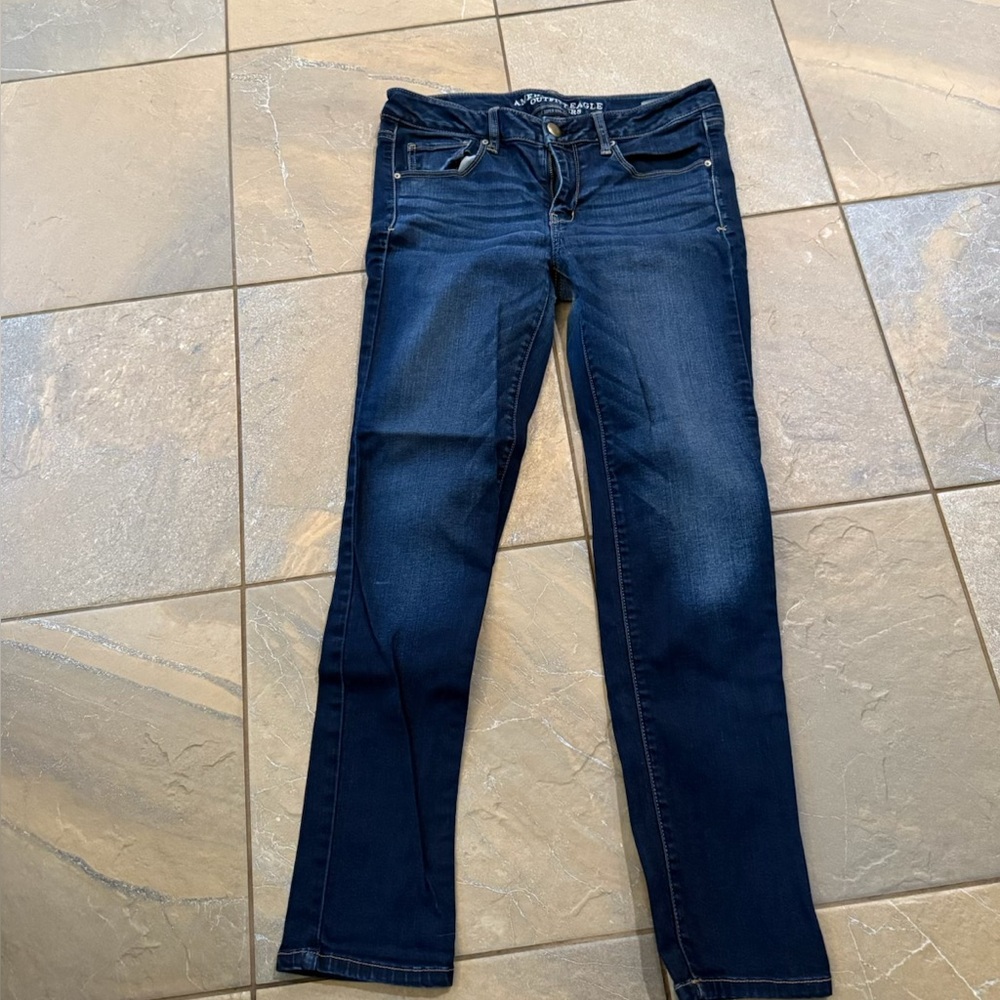 Women's Dark Blue Skinny Jeans